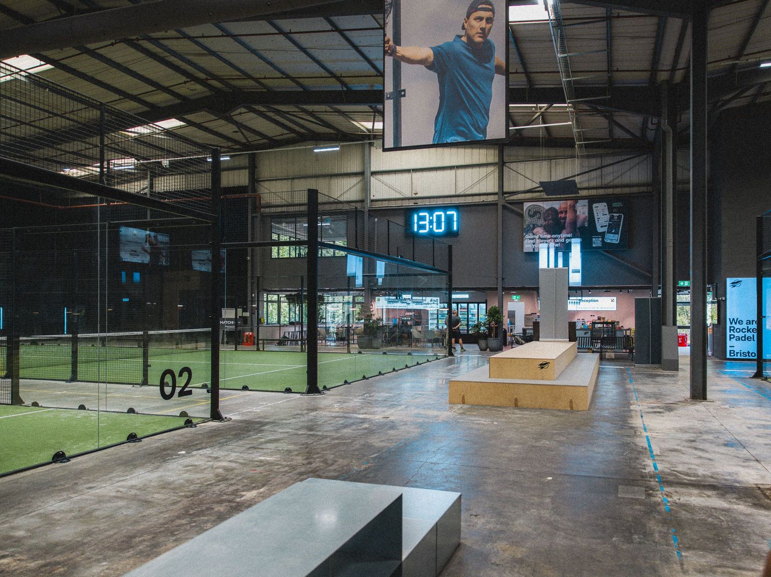 Inside Rocket Padel Bristol